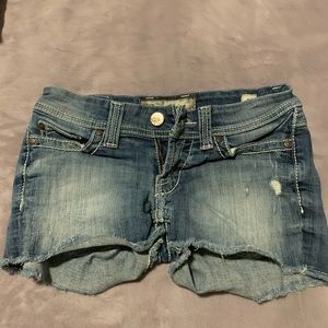 BKE denim shorts